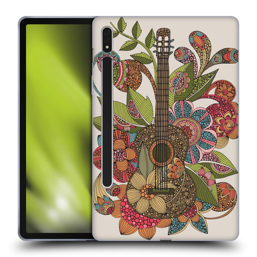 Valentina Bloom Ever Guitar Soft Gel Case for Samsung Galaxy Tab S8