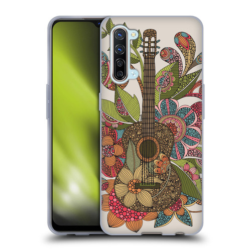 Valentina Bloom Ever Guitar Soft Gel Case for OPPO Find X2 Lite 5G