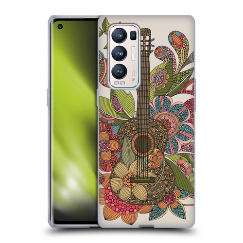 Valentina Bloom Ever Guitar Soft Gel Case for OPPO Find X3 Neo / Reno5 Pro+ 5G