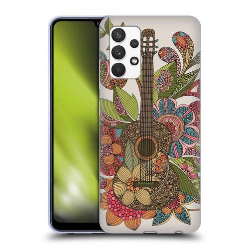 Valentina Bloom Ever Guitar Soft Gel Case for Samsung Galaxy A32 (2021)