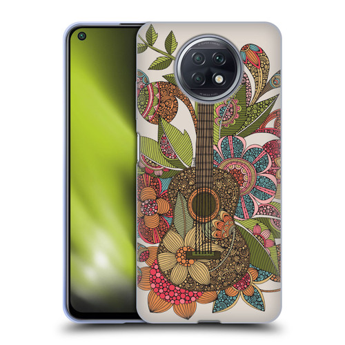 Valentina Bloom Ever Guitar Soft Gel Case for Xiaomi Redmi Note 9T 5G