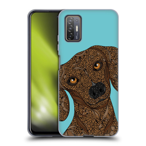 Valentina Dogs Dachshund Soft Gel Case for HTC Desire 21 Pro 5G