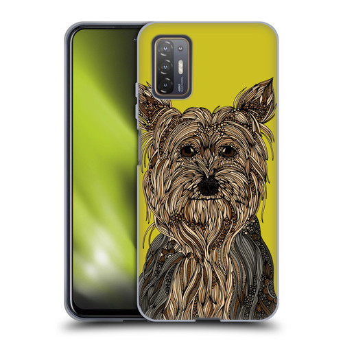 Valentina Dogs Yorkshire Terrier Soft Gel Case for HTC Desire 21 Pro 5G