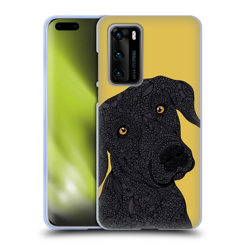 Valentina Dogs Black Labrador Soft Gel Case for Huawei P40 5G