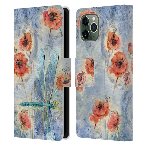 Stephanie Law Immortal Ephemera When Flowers Dream Leather Book Wallet Case Cover For Apple iPhone 11 Pro