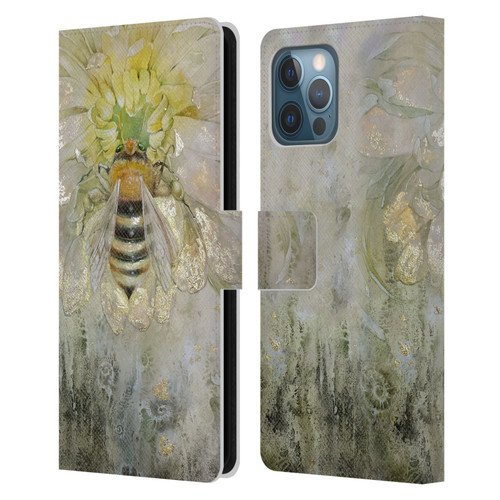 Stephanie Law Immortal Ephemera Bee Leather Book Wallet Case Cover For Apple iPhone 12 Pro Max