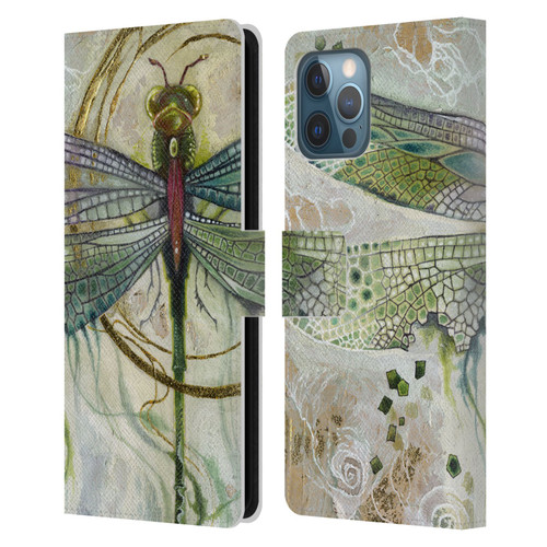Stephanie Law Immortal Ephemera Damselfly 2 Leather Book Wallet Case Cover For Apple iPhone 12 Pro Max