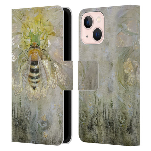 Stephanie Law Immortal Ephemera Bee Leather Book Wallet Case Cover For Apple iPhone 13 Mini