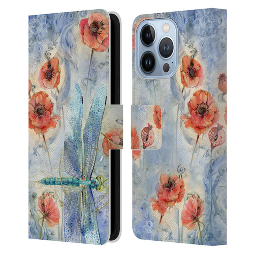 Stephanie Law Immortal Ephemera When Flowers Dream Leather Book Wallet Case Cover For Apple iPhone 13 Pro