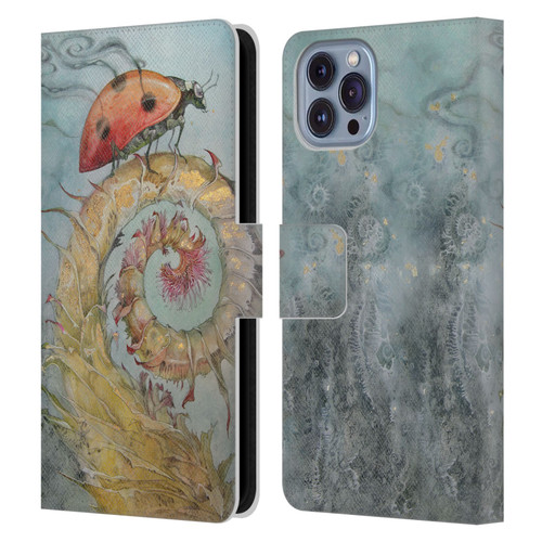Stephanie Law Immortal Ephemera Ladybird Leather Book Wallet Case Cover For Apple iPhone 14