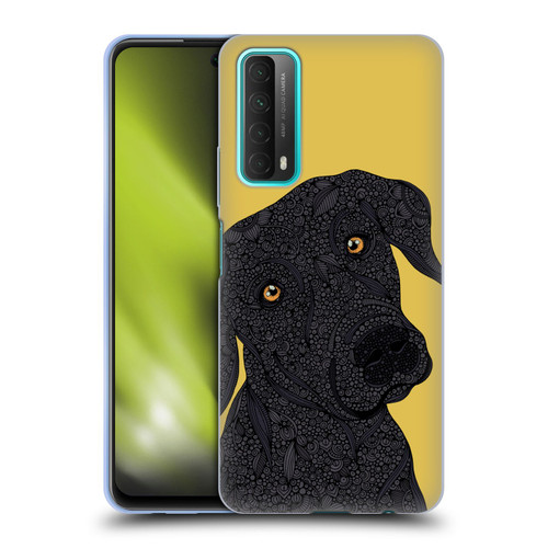 Valentina Dogs Black Labrador Soft Gel Case for Huawei P Smart (2021)