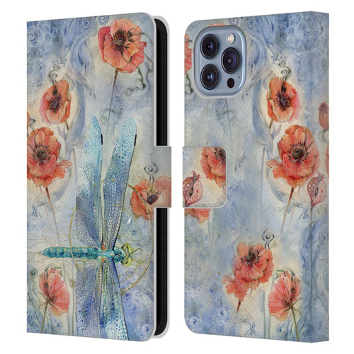 Stephanie Law Immortal Ephemera When Flowers Dream Leather Book Wallet Case Cover For Apple iPhone 14