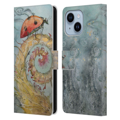 Stephanie Law Immortal Ephemera Ladybird Leather Book Wallet Case Cover For Apple iPhone 14 Plus