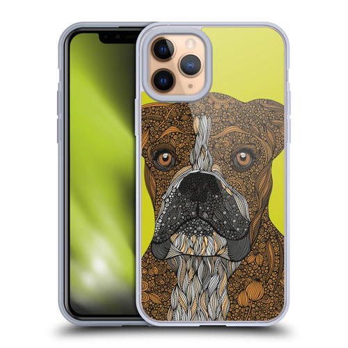 Valentina Dogs Boxer Soft Gel Case for Apple iPhone 11 Pro