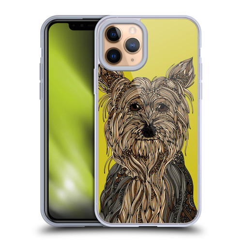 Valentina Dogs Yorkshire Terrier Soft Gel Case for Apple iPhone 11 Pro
