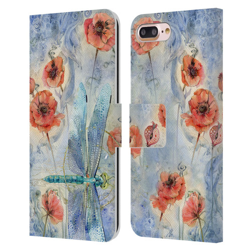 Stephanie Law Immortal Ephemera When Flowers Dream Leather Book Wallet Case Cover For Apple iPhone 7 Plus / iPhone 8 Plus