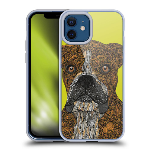 Valentina Dogs Boxer Soft Gel Case for Apple iPhone 12 / iPhone 12 Pro
