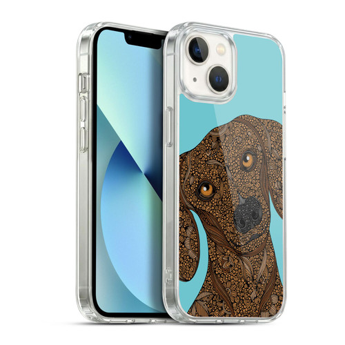 Valentina Dogs Dachshund Soft Gel Case for Apple iPhone 13