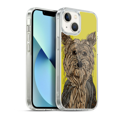 Valentina Dogs Yorkshire Terrier Soft Gel Case for Apple iPhone 13