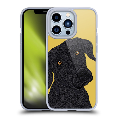 Valentina Dogs Black Labrador Soft Gel Case for Apple iPhone 13 Pro