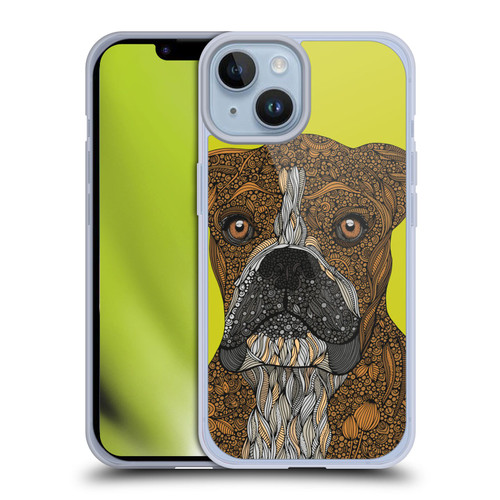 Valentina Dogs Boxer Soft Gel Case for Apple iPhone 14
