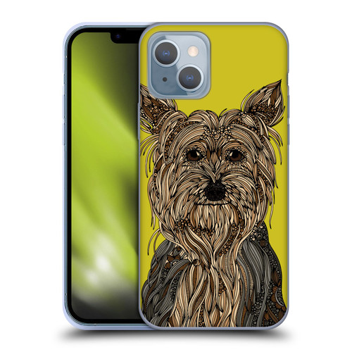 Valentina Dogs Yorkshire Terrier Soft Gel Case for Apple iPhone 14