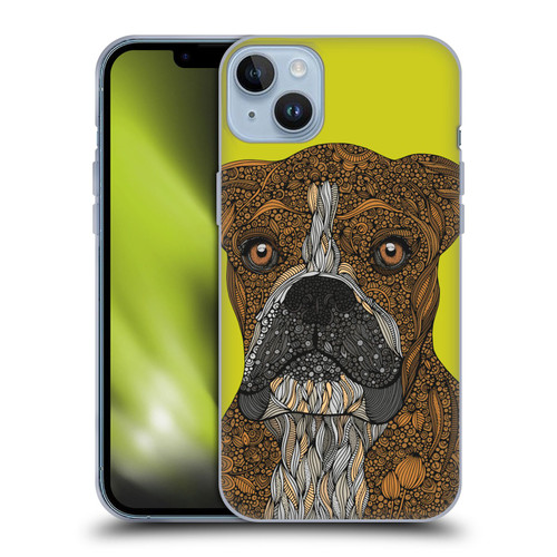 Valentina Dogs Boxer Soft Gel Case for Apple iPhone 14 Plus