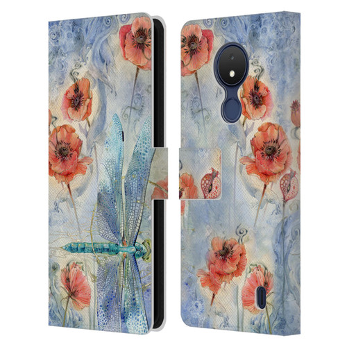 Stephanie Law Immortal Ephemera When Flowers Dream Leather Book Wallet Case Cover For Nokia C21