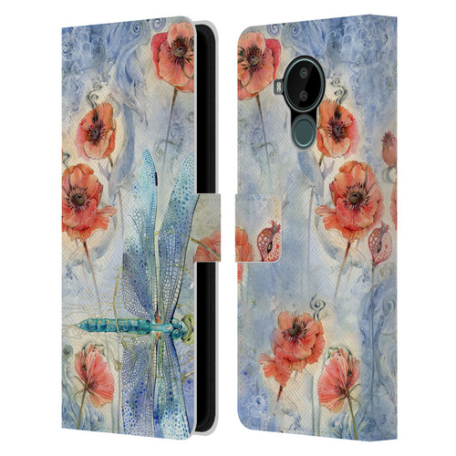 Stephanie Law Immortal Ephemera When Flowers Dream Leather Book Wallet Case Cover For Nokia C30