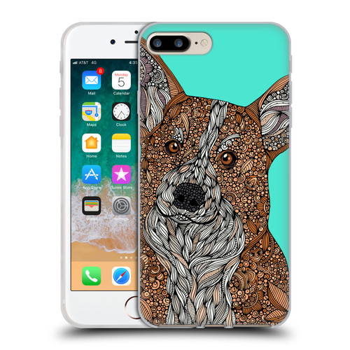 Valentina Dogs Corgi Soft Gel Case for Apple iPhone 7 Plus / iPhone 8 Plus