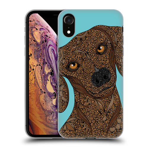 Valentina Dogs Dachshund Soft Gel Case for Apple iPhone XR