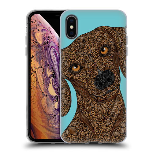 Valentina Dogs Dachshund Soft Gel Case for Apple iPhone XS Max