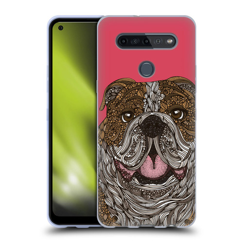 Valentina Dogs English Bulldog Soft Gel Case for LG K51S