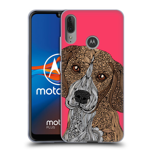 Valentina Dogs Beagle Soft Gel Case for Motorola Moto E6 Plus