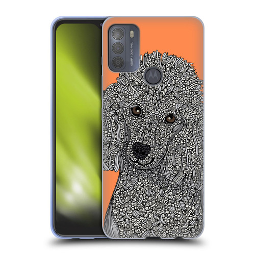 Valentina Dogs Poodle Soft Gel Case for Motorola Moto G50