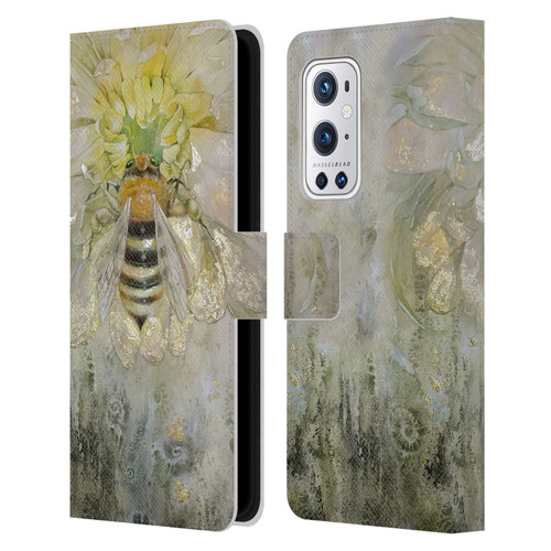 Stephanie Law Immortal Ephemera Bee Leather Book Wallet Case Cover For OnePlus 9 Pro