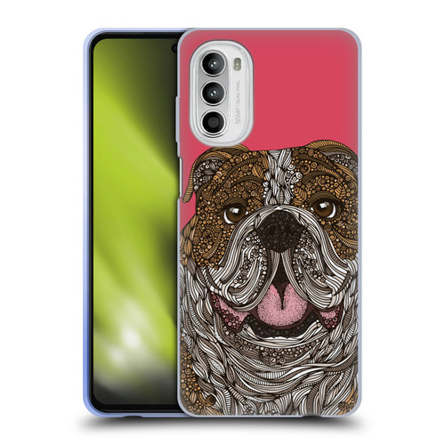Valentina Dogs English Bulldog Soft Gel Case for Motorola Moto G52