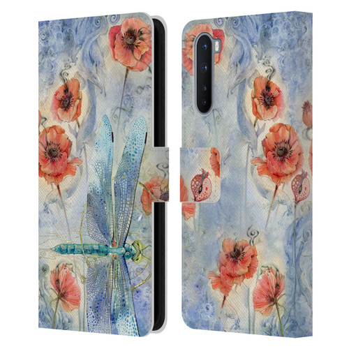 Stephanie Law Immortal Ephemera When Flowers Dream Leather Book Wallet Case Cover For OnePlus Nord 5G