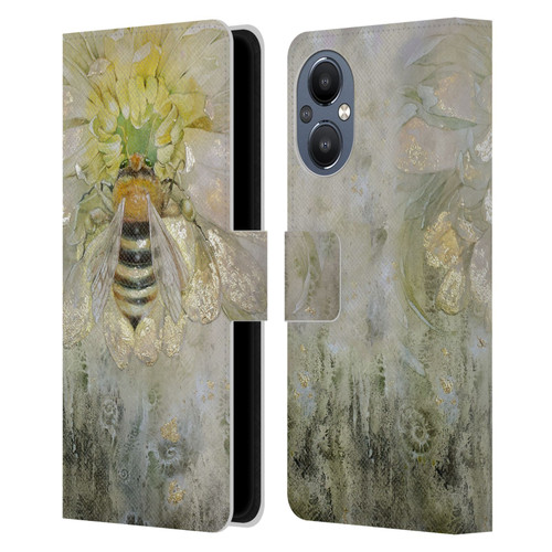 Stephanie Law Immortal Ephemera Bee Leather Book Wallet Case Cover For OnePlus Nord N20 5G