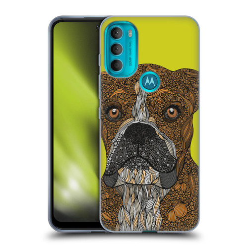 Valentina Dogs Boxer Soft Gel Case for Motorola Moto G71 5G