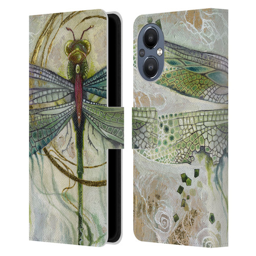 Stephanie Law Immortal Ephemera Damselfly 2 Leather Book Wallet Case Cover For OnePlus Nord N20 5G