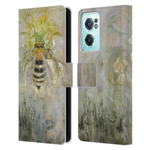 Stephanie Law Immortal Ephemera Bee Leather Book Wallet Case Cover For OnePlus Nord CE 2 5G