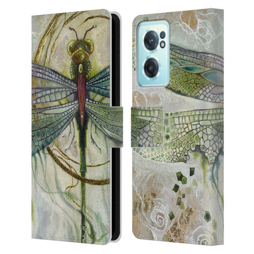 Stephanie Law Immortal Ephemera Damselfly 2 Leather Book Wallet Case Cover For OnePlus Nord CE 2 5G