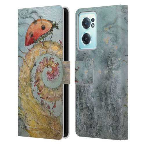 Stephanie Law Immortal Ephemera Ladybird Leather Book Wallet Case Cover For OnePlus Nord CE 2 5G