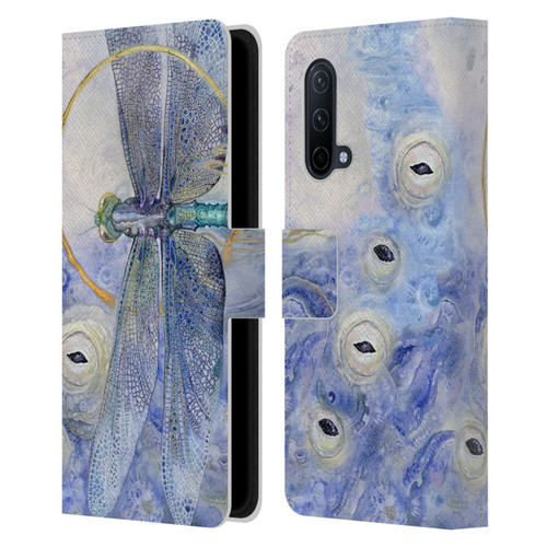 Stephanie Law Immortal Ephemera Dragonfly Leather Book Wallet Case Cover For OnePlus Nord CE 5G