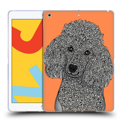 Valentina Dogs Poodle Soft Gel Case for Apple iPad 10.2 2019/2020/2021