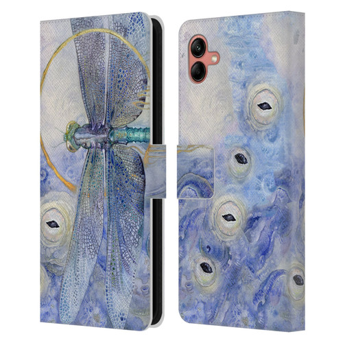 Stephanie Law Immortal Ephemera Dragonfly Leather Book Wallet Case Cover For Samsung Galaxy A04 (2022)