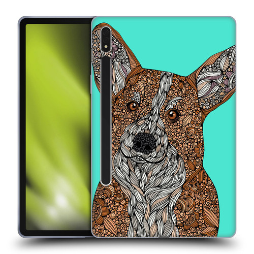 Valentina Dogs Corgi Soft Gel Case for Samsung Galaxy Tab S8