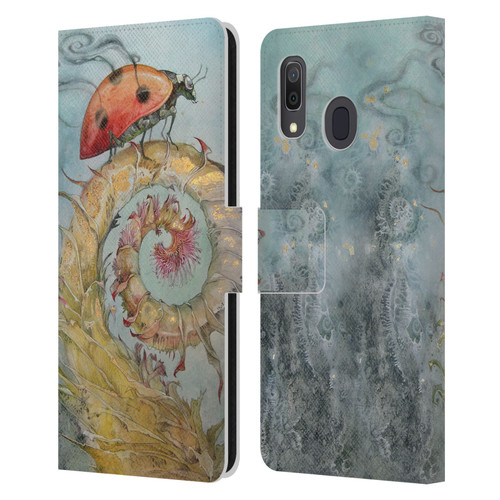 Stephanie Law Immortal Ephemera Ladybird Leather Book Wallet Case Cover For Samsung Galaxy A33 5G (2022)