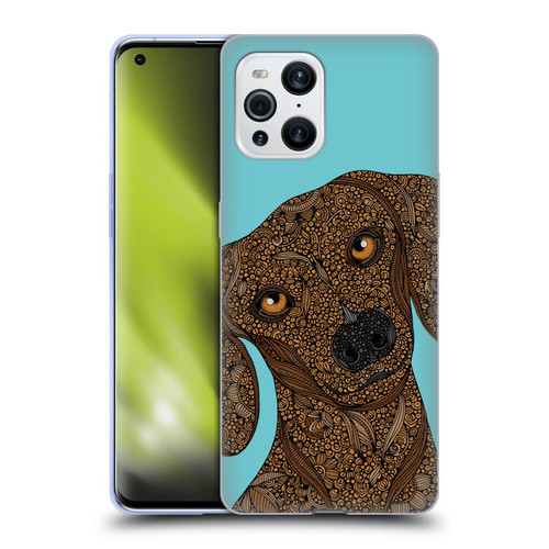 Valentina Dogs Dachshund Soft Gel Case for OPPO Find X3 / Pro